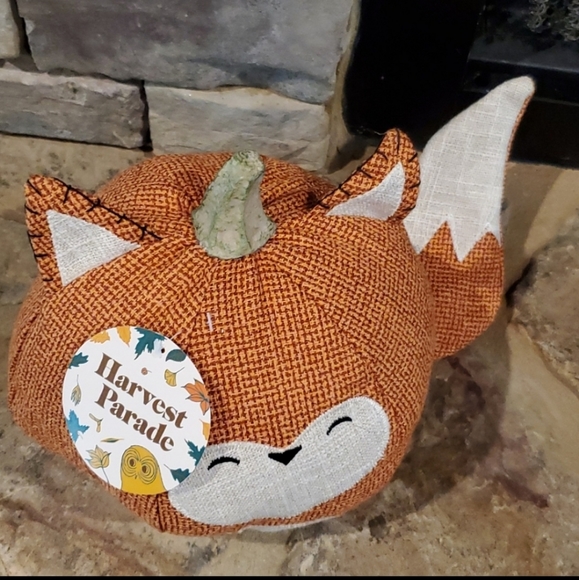 Woodland Fox Pumpkin Decor-NWT - Picture 2 of 4